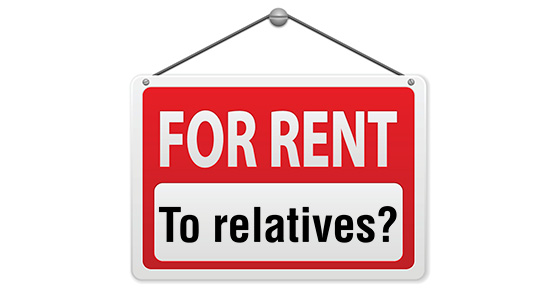 Renting to a relative? Watch out for tax traps